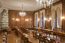 The citizenship ceremony also takes place in the town hall in the Basel town hall.