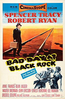 Description de l'image Bad Day at Black Rock (1955 poster).jpg.
