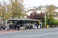 Former waiting hall of the former Reichspostdirektion, today a kiosk