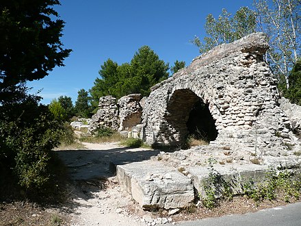 Arles aqueduct at the Barbegal mills