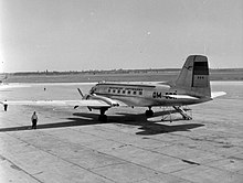 Il-14 der Deutschen Lufthansa (DDR) in Barth (1962)