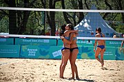 Deutsch: Beachvolleyball bei den Olympischen Jugendspielen 2018; Tag 8, 14. Oktober 2018; Mädchen, Achtelfinale – Mexiko-China 0:2 (15–21/16–21) English: Beach volleyball at the 2018 Summer Youth Olympics at 14 October 2018 – Girls Round of 16 – Mexico-China 0:2 (15–21/16–21)