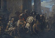 Belisarius Žebrání u římských bran Charles-André Van Loo.jpg