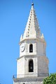 Bell tower of Notre Dame des Accoules Church, Marseille, Provence-Alpes-Côte d'Azur, Southeastern France , Western Europe.