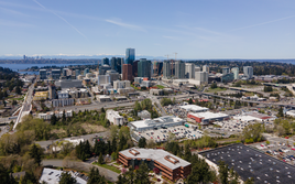 Aerial view of Downtown Bellevue