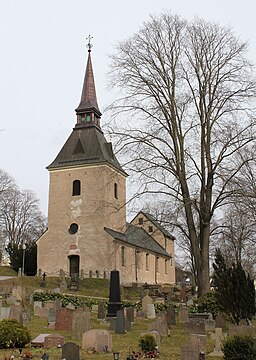 Brännkyrka kyrka i april 2012