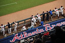Atlanta Braves Braves vs Cardinals Sept 18 2018 (172) dugout.jpg