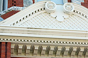 Details of the Historic Brunswick city hall (1898), Georgia, US