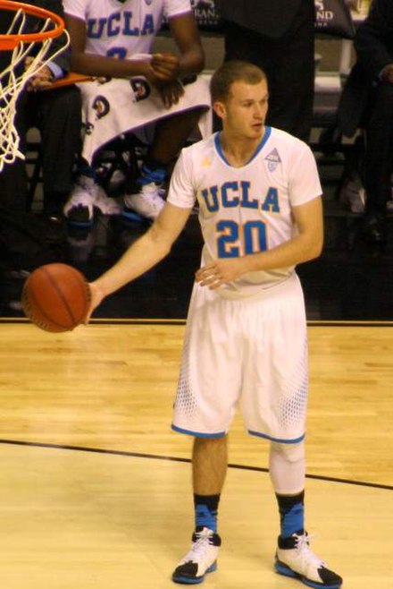 Alford's son Bryce as a freshman in 2014, when he was UCLA's backup point guard