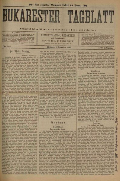 File:Bukarester Tagblatt 1896-12-02, nr. 269.pdf