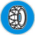 G19 Snow chains compulsory