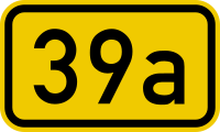 File:Bundesstraße 39a number.svg