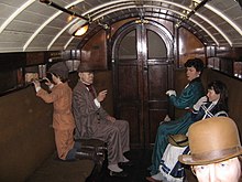 The interior of a C&SLR "padded cell" carriage C&SLR.jpg