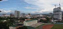 Cagayan de Oro skyline in 2018 CAG Skyline Jan 2018.jpg
