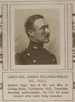 <span class="mw-page-title-main">John Stanhope Collings-Wells</span> British Army officer & recipient of the Victoria Cross