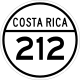 National Secondary Route 212 shield}