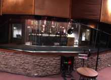 The view of the Capricorn Studio control room from standing inside Studio A. Little has changed in both the studio space and control room since 1972. Capricorn Studio A control room.png