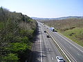 Cardiffs M4 som går gjennom Lisvane