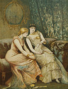 Conversación sobre el carné de baile. Preparativos para un baile, 1882