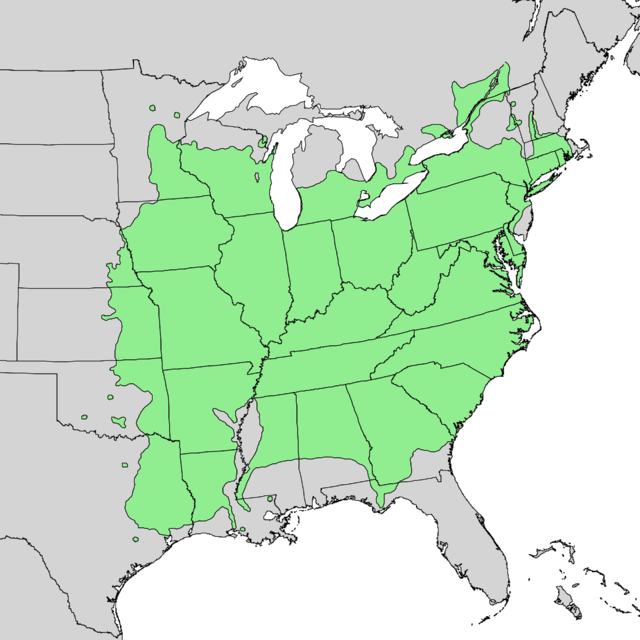 Description de l'image Carya_cordiformis_range_map_1.png.