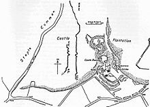 Earthworks at Castle Neroche Castle Neroche Somerset Map.jpg