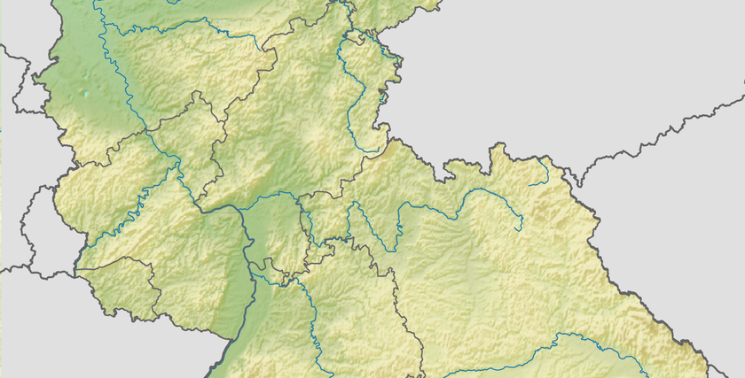 Noclador/sandbox/United States Air Force in Europe 1989 is located in Central West Germany 1989