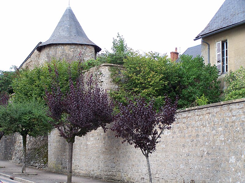 File:Château-Chinon (Ville) - Tour et anciens remparts.jpg