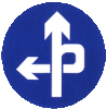 Proceed straight and turn left via ramp of Cloverleaf interchange