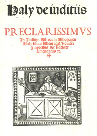 <span class="mw-page-title-main">Haly Abenragel</span> Arab astrologer