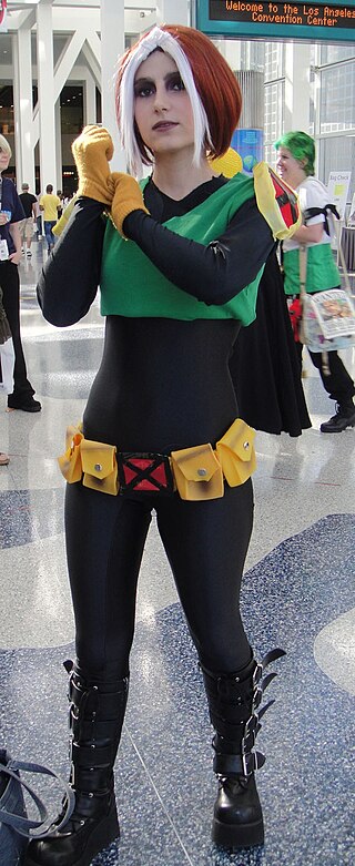 Cosplay of Rogue from X-Men Evolution at Anime Expo 2011.jpg