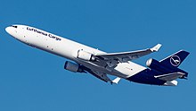 D-ALCC, l'ultimo MD-11F di Lufthansa Cargo, ritirato nell'ottobre del 2021.