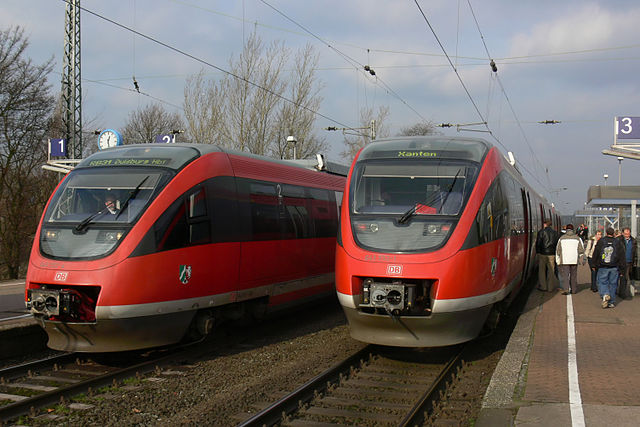 RB 31 of DB in Moers station