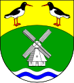Wrixumer Wappen mit der Mühle