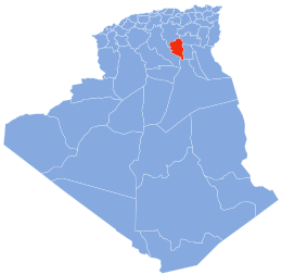 Provincia di Ouled Djellal – Localizzazione
