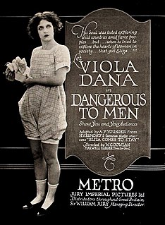 <i>Dangerous to Men</i> 1920 film by William C. Dowlan