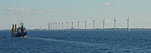 Middelgrunden, an offshore wind farm near Copenhagen DanishWindTurbines.jpg