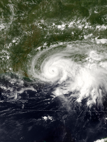 Hurricane Danny seen after passing over Southeastern Louisiana Danny 1997-07-18 2015Z.png