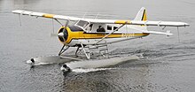 DHC-2 on floats, operated by Kenmore Air De Havilland Canada DHC-2 Beaver N72355 Kenmore 2 crop.jpg
