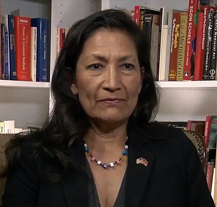 Debra Haaland, one of the first Native American women elected for the House of Representatives, is a citizen of Laguna Pueblo.