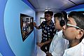 Digital India MSE Bus Interior with Visitors - BITM - MSE Golden Jubilee Celebration - Ramakrishna Mission Ashrama - Narendrapur - Kolkata 2015-11-20 6277.JPG