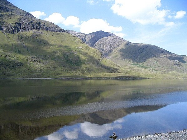 Mweelrea from Doo Lough in Connemara. Mweelrea is the highest Provincial Top in Connacht, the highest County Top in Mayo, the 5th highest Irish P600 m