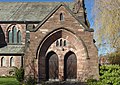 Doors of Crosby United Reformed Church