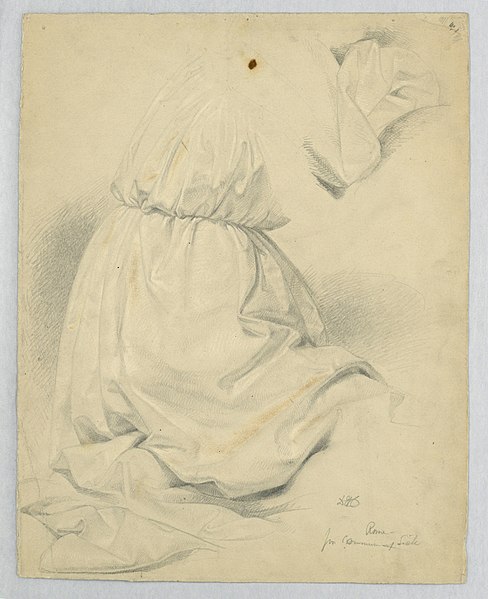 File:Drawing, Study for "Communion of t, 1846 (CH 18566235).jpg