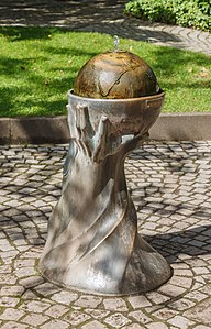 Drinking fountain by Luigi Colani Stadtgarten Karlsruhe Germany