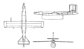 vue en plan de l’avion