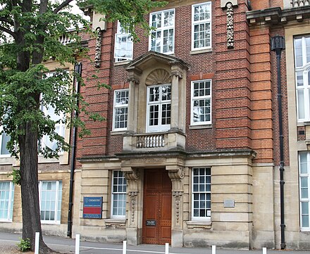 The entrance Dyson Perrins Lab Entrance University of Oxford.JPG