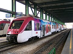 ETi serie 400 sur le chemin de fer Trente-Malé-Mezzana.