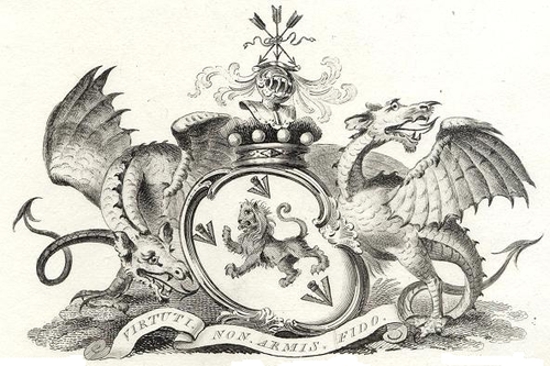 Coat of arms of the Earls of Wilton from the Egerton family (1801–1999)