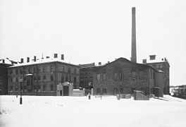 La fabrique à Ringvägen en 1924.