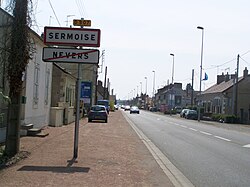 Skyline of Sermoise-sur-Loire